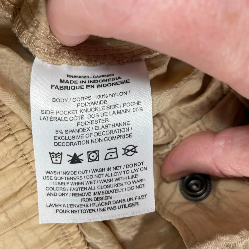 Jordan Flight Cargo Pants Mens S Tan Ripstop Nylon Utility Joggers HV8606-277